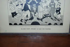 Albert Hahn - Johan Braakensiek, ingelijste litho & extra prent door Louis Raemakers kopen? Bied vanaf 75!