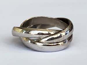 Cartier- Witgouden ring verkocht voor € 700!