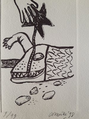 Corneille - litho, handgesigneerd en ingelijst, oplage 99 stuks kopen? Bied vanaf 90!