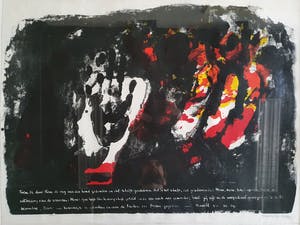 Jef Diederen - Mene Tekel (in fraaie lijst) kopen? Bied vanaf 90!