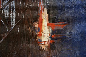 Niet of onleesbaar gesigneerd - Metro - Abstract Blue kopen? Bied vanaf 1!