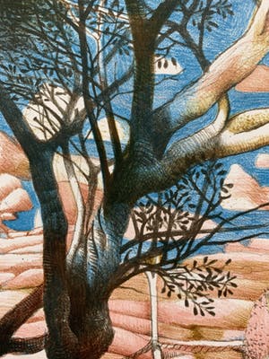 Nicolaas Wijnberg - kleurenlitho - 'Naakt op de kade' - 1982 kopen? Bied vanaf 99!