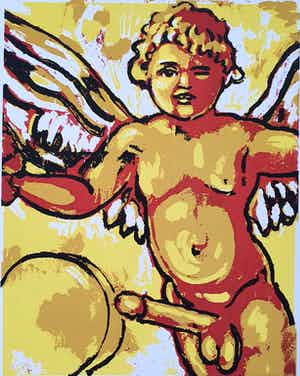 Justus Donker - Zeefdruk 2005 verkocht voor € 35!