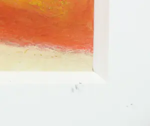 Kees Slegt - Olieverf op papier, Abstracte compositie - Ingelijst kopen? Bied vanaf 1!