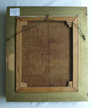 Jakob van Hoof - Olieverf op doek, Bij de Dokter I – Lijst, 64 x 54 cm. kopen? Bied vanaf 90!
