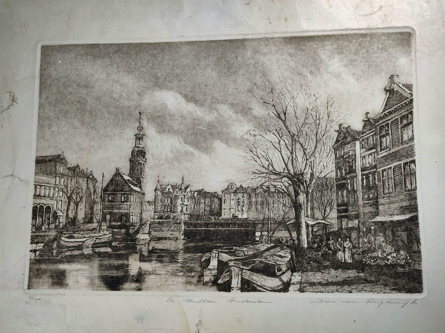 Jan van Rijsewijk - Munttoren Amsterdam kopen? Bied vanaf 5!