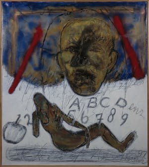 Pieter Haan - Acryl op doek, Gedachten - Ingelijst kopen? Bied vanaf 1!