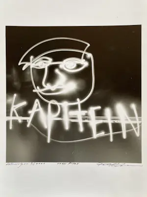 Paul Blanca - 'Kapitein'; Generation Lightsdrawing - INGELIJST kopen? Bied vanaf 150!