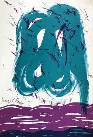 Hugo Claus - Kleurenlitho - Fuga - Herfst 2 - 1979 verkocht voor € 1!