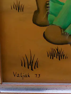 Franjo Vujcec - Rustende wandelaar met knapzak kopen? Bied vanaf 100!