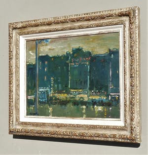 Huub Hierck - Stadsgezicht bij avond kopen? Bied vanaf 265!