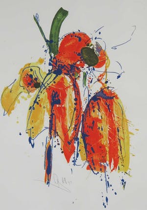 Arty Grimm - Zeefdruk, Zonder titel - Ingelijst kopen? Bied vanaf 50!