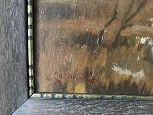 Otto Coenders - Vergezicht man in bootje in landschap kopen? Bied vanaf 250!