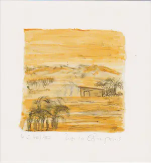 Manfred Grommelt - e.a: zes handgesigneerde zeefdrukken: Landschappen kopen? Bied vanaf 29!