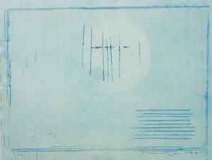 Jan Montyn - Kleurets op papier, Zonder titel - Ingelijst kopen? Bied vanaf 100!
