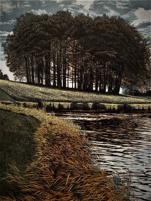 Graham Evernden - (Kent 1947-) Fascinerend realistisch Litho "High Water" gesigneerd kopen? Bied vanaf 20!