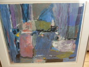 Wil van Leeuwen - Litho, De lente, Ingelijst kopen? Bied vanaf 45!