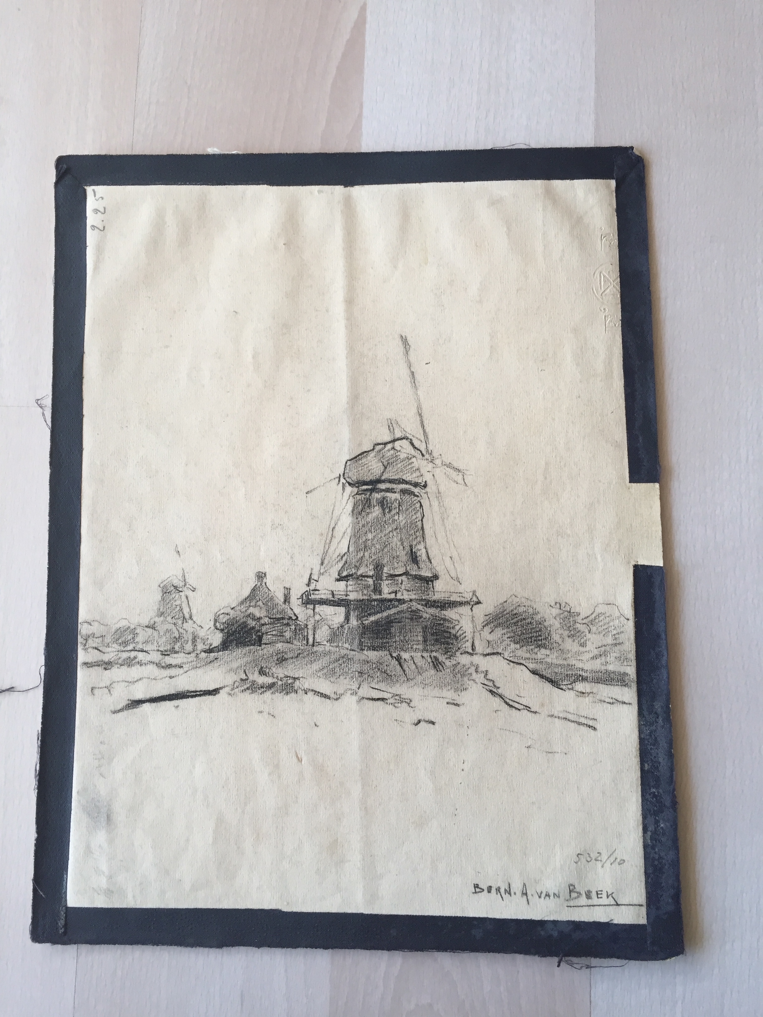 Bernard van Beek - molen in landschap kopen? Bied vanaf 25!