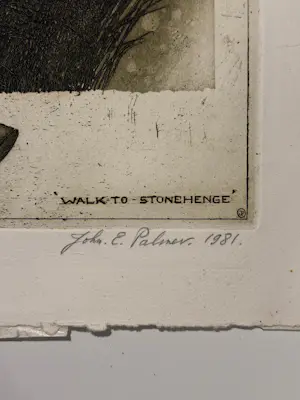 John E. Palmer - WALK TO - STONEHENGE kaufen? Bieten Sie von 60!