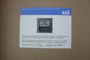 Auke de Vries - beeld van verzinkte plaat (laatste exemplaar!) - 2005 kopen? Bied vanaf 375!