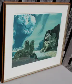 Buy Carel Willink - Ingelijste zeefdruk: De eeuwige schreeuw (Nette lijst!)? Bid from 499!