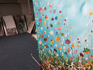 Gena - Flowers Blue kopen? Bied vanaf 250!