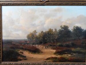 George Frederik Teyssen - 2 x Heide landschap kopen? Bied vanaf 199!