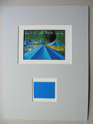 Christo - Project The Blue Umbrellas Japan - 1984/91 - handgesigneerd -ready to frame kopen? Bied vanaf 159!