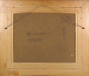 Gaston Bogaert - Olieverf op paneel, Octobre - Ingelijst kopen? Bied vanaf 3000!