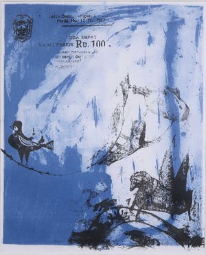 Rien Bakker - Ets en aquatint, Zonder titel - Ingelijst kopen? Bied vanaf 1!