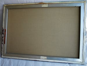 Diederik van Leeuwen - Acrylverf op doek, “Landschap” – gesigneerd - Groot kopen? Bied vanaf 65!