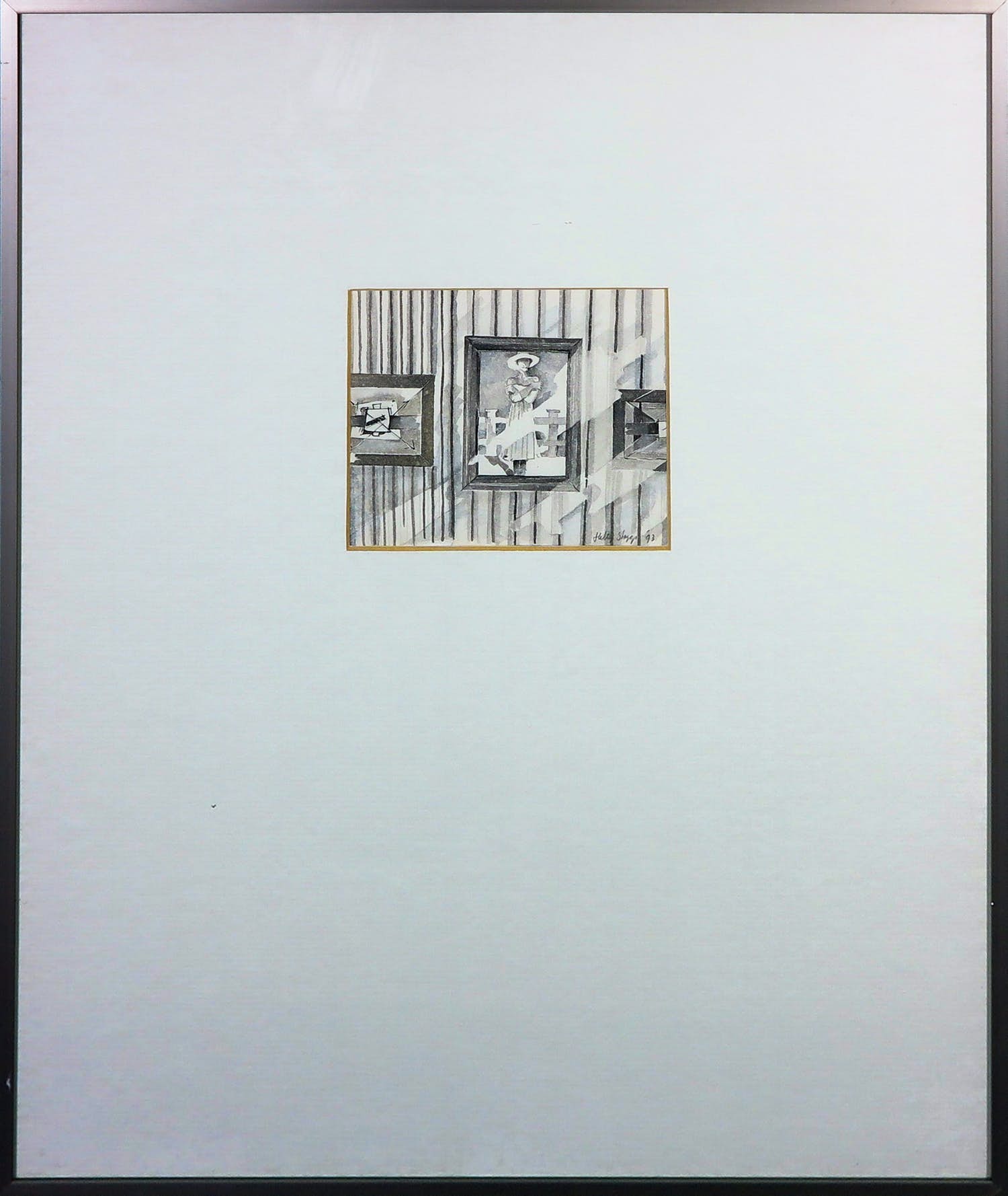 Han van Hagen - Inkttekening, Werk aan de muur - Ingelijst kopen? Bied vanaf 1!