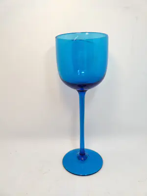 Carlo Moretti - Cobalt blauw wijnglas kopen? Bied vanaf 35!