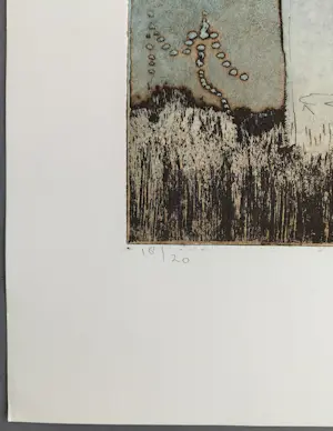 Jan Montyn - Second jour - Illusion - gesigneerde ets kopen? Bied vanaf 115!