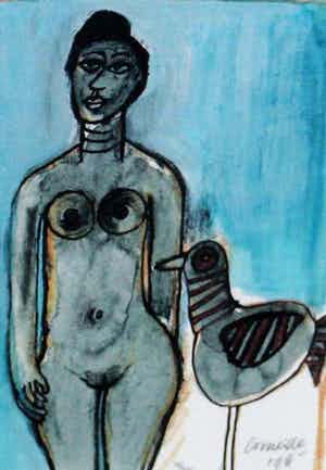 Corneille - Ingelijste litho verkocht voor € 125!