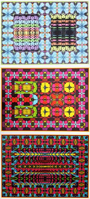 Shinkichi Tajiri - My secret garden no. 1, 2 & 3, complete serie gesigneerde offset drukken verkocht voor € 195!