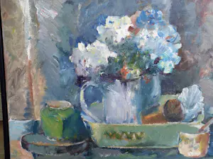 Anneke Kimmel-van der Made - Stilleven met bloemen kopen? Bied vanaf 210!