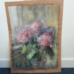Piet Brandjes - Hortensia bij venster kopen? Bied vanaf 1!