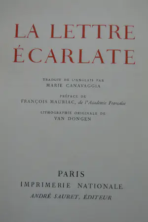 Kees van Dongen - La lettre écarlate. kopen? Bied vanaf 50!