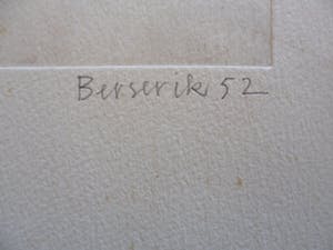 Herman Berserik - Ets. "halfnaakt kopen? Bied vanaf 40!