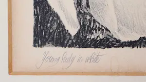 Peter Vos - Litho: Young lady in white - 1979 kopen? Bied vanaf 199!