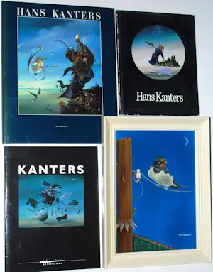 AcheterHans Kanters - 3 boeken en een schilderij van Bernard Kanters (vader van Hans)? Enchérissez de 100!