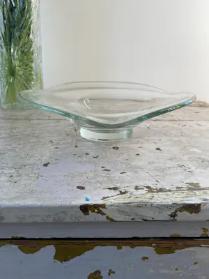 Frans Steginga - Corry Ammerlaan, Artihove, zware schaal met verzilverde kern kopen? Bied vanaf 35!