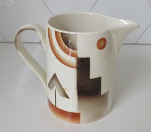 Societe Ceramique - Art deco Melkkan met decor SB 126 N kopen? Bied vanaf 25!