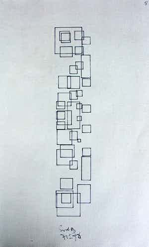 Siep van den Berg - pentekening - 1976 verkocht voor € 75!