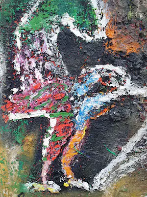 Guillaume Lo-A-Njoe - Olieverf op doek - Ingelijst (Groot) kopen? Bied vanaf 495!