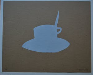 Klaas Gubbels - Kop en schotel met lepel. kopen? Bied vanaf 375!