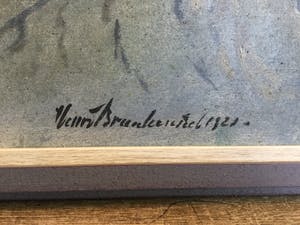 Henri Braakensiek - A9565-3 - Landschap in blauwtinten kopen? Bied vanaf 175!