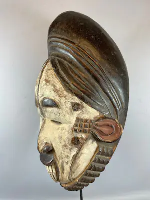 Igbo - 220921 - African IGBO Mask - Nigeria. kopen? Bied vanaf 65!