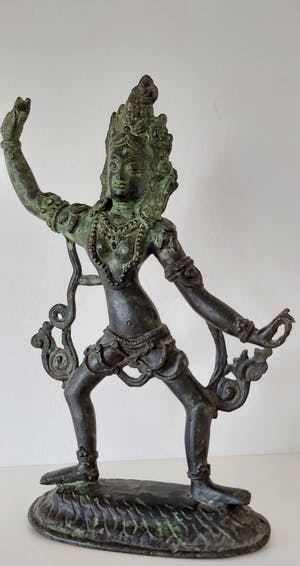 Brons (Onbekend) - Prachtige Bronzen Antieke Tara rond 1940 kopen? Bied vanaf 75!